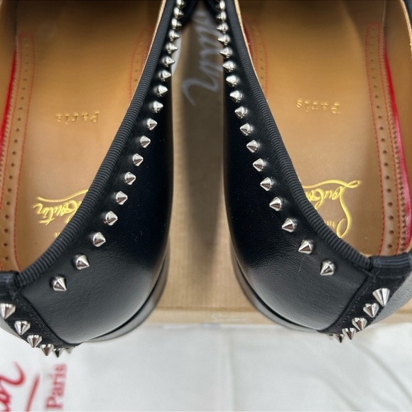 Men’s Christian Louboutin dandy cloo flat calf skin loafer size 43 made in Italy main image 5